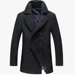 Mens coat in black